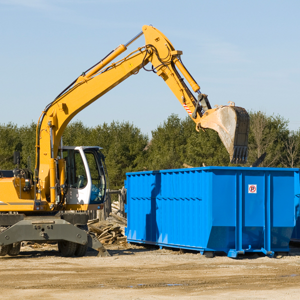 what happens if the residential dumpster is damaged or stolen during rental in Dorrington CA